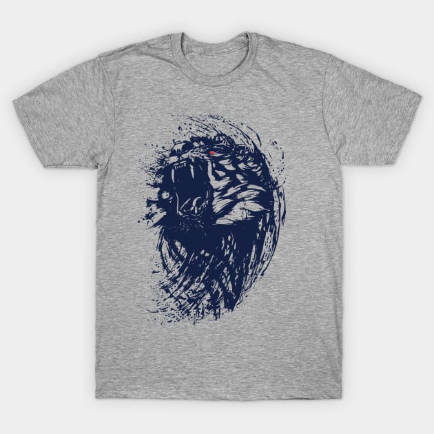 Roar Rough Lion T-Shirt by MineLabel